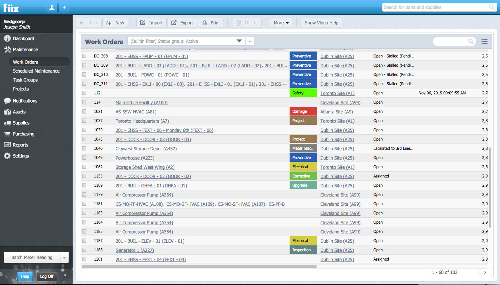cmms features information and