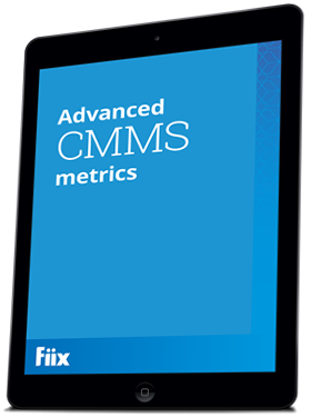 Advanced CMMS metrics iPad graphic