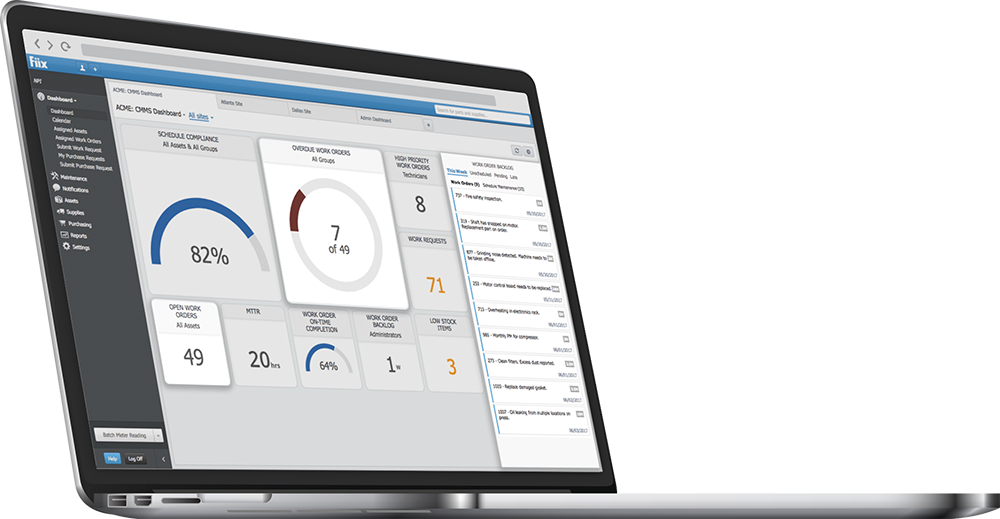 Laptop with new dashboard