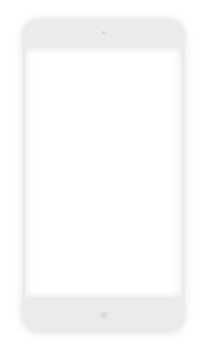 white smartphone template