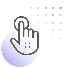 hand pushing button icon
