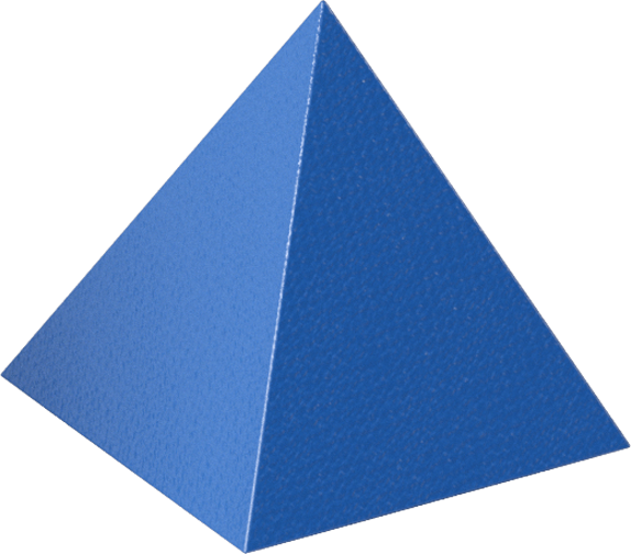 blue pyramid