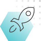 icon of rocketship