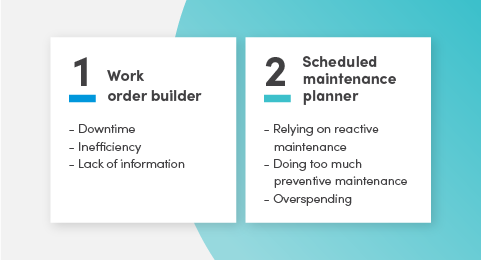 7 CMMS features that solve 90% of your maintenance problems graphic