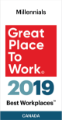 Millennials best workplaces 2019 award