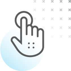 hand pushing button icon