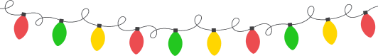 string of holiday lights graphic