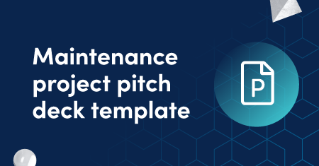 Maintenance project pitch deck template